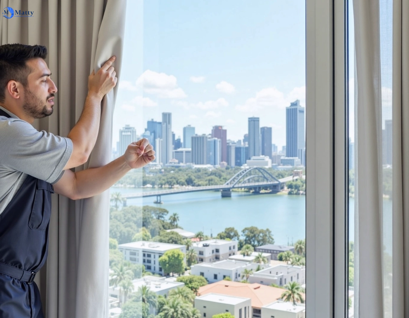 Professional curtain steam cleaning service mona-vale-nsw QLD by Matty Curtain Cleaning